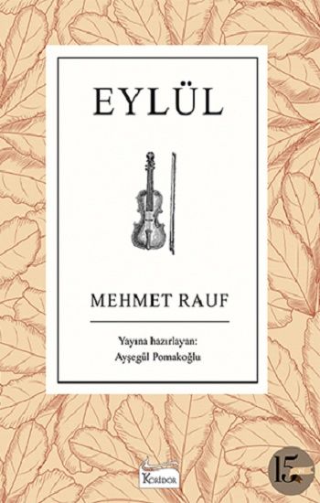 Eylül – Mehmet Rauf – Koridor Yayıncılık – kitap kapağı