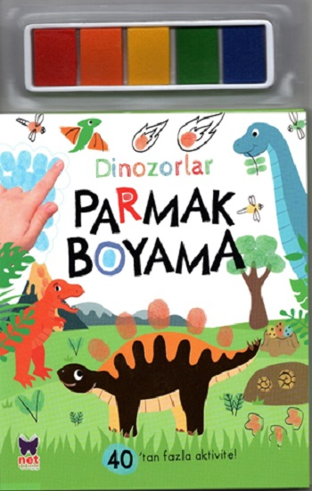 Parmak Boyama-Dinozorlar - Net Çocuk Yayınları Kitap