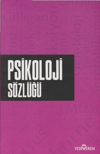Psikoloji Sözlüğü – Ahmet Murat Seyrek – Yediveren Yayınları – kitap kapağı