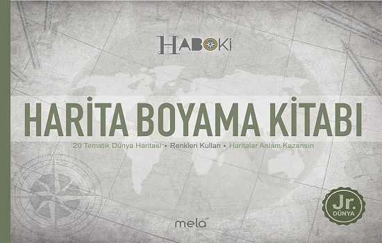 Harita Boyama Kitabı – Veli Kural – Mela Yayınları – kitap kapağı