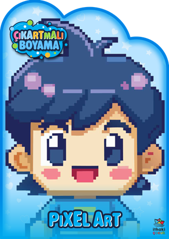 Pixel Art Zamanı – Çıkartmalı Boyama Kitabı - İthaki Yayınları Kitap