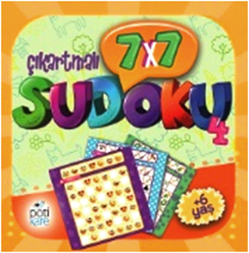 7x7 Çıkartmalı Sudoku 4 - Pötikare Yayıncılık Kitap