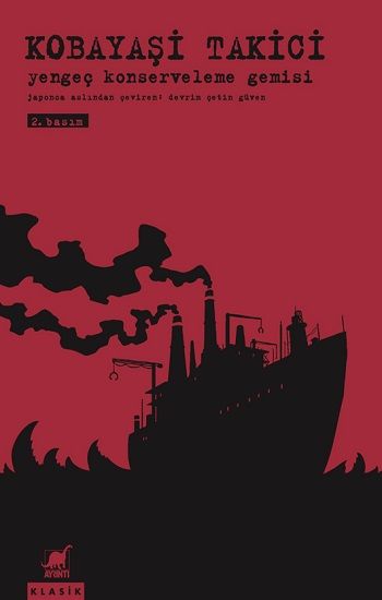 Yengeç Konserveleme Gemisi – Kobayaşi Takici – Ayrıntı Yayınları – kitap kapağı