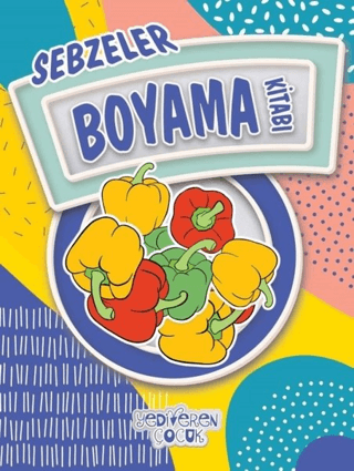 Sebzeler Boyama Kitabı - Yediveren Çocuk Kitap