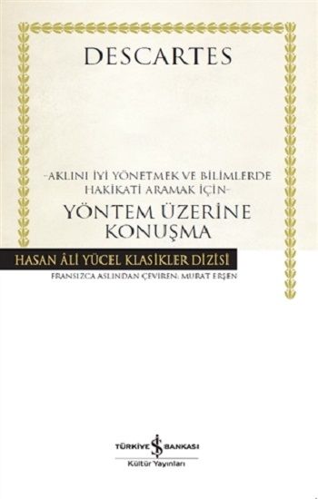 Yöntem Üzerine Konuşma - İş Bankası Kültür Yayınları Kitap