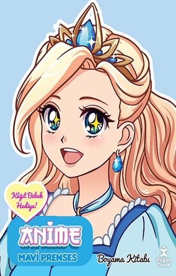 Anime Mavi Prenses Boyama Kitabı - Doğan Çocuk Kitap