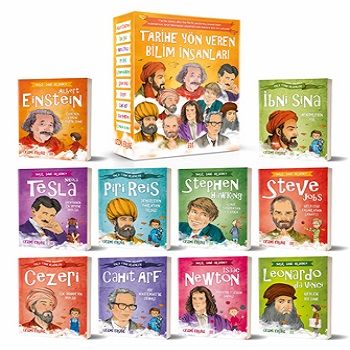 Tarihe Yön Veren Bilim İnsanları Serisi (Kutulu 10 Kitap Takım) - Dokuz Yayınları Kitap