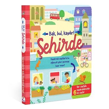Bak, Bul, Kaydır - Şehirde (Ciltli) - İndigo Çocuk Kitap