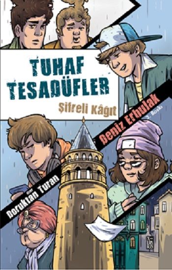 Tuhaf Tesadüfler 1-Şifreli Kağıt – Deniz Erbulak – X-Libris – kitap kapağı
