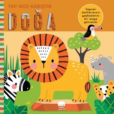 Yap Boz Karıştır Doğa (Ciltli) - Uçan Fil Yayınları Kitap