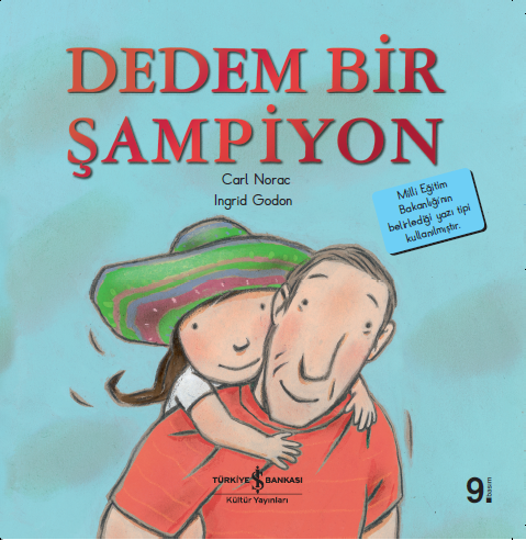 Dedem Bir Şampiyon – Carl Norac – İş Bankası Kültür Yayınları – kitap kapağı