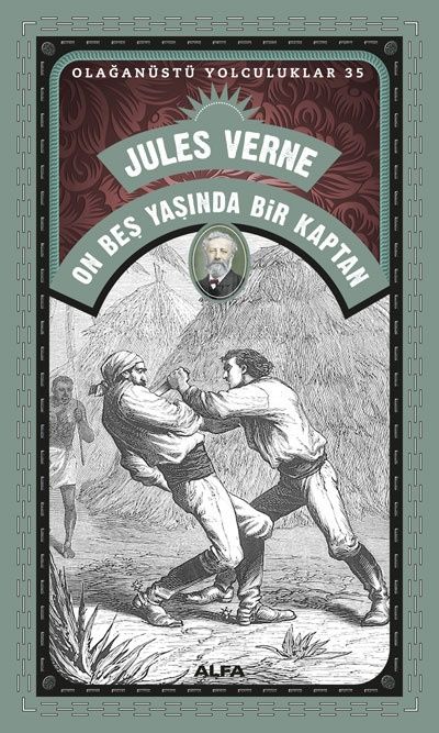 On Beş Yaşında Bir Kaptan – Jules Verne – Alfa Yayınları – kitap kapağı