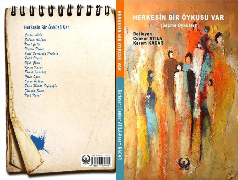 Herkesin Bir Öyküsü Var – Cenker Atila & Kerem Kacar – Myrina Yayınları – kitap kapağı
