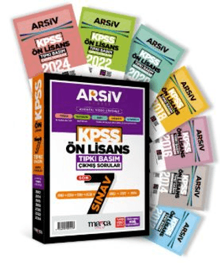 KPSS Önlisans Son 7 Yıl Arşiv Serisi Tıpkı Basım Fasikül Fasikül Çıkmış Sorular - Marka Yayınları Kitap