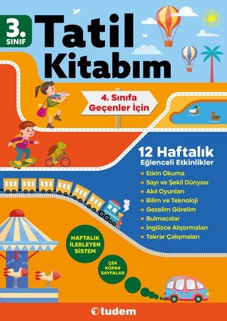 3.Sınıf Tatil Kitabım - Tudem Eğitim Yayınları Kitap