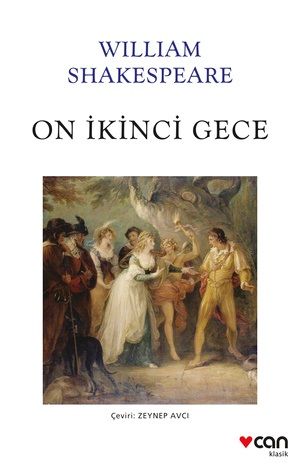 On İkinci Gece – William Shakespeare – Can Yayınları – kitap kapağı