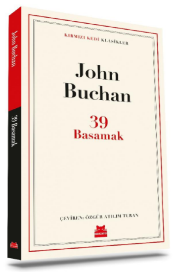 39 Basamak – John Buchan – Kırmızı Kedi Yayınevi – kitap kapağı