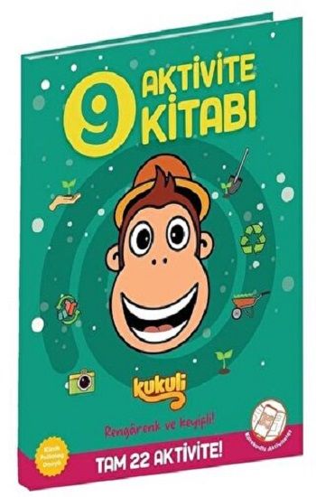 KUKULİ AKTİVİTE KİTABI - 9 – Serhat Akdeniz, Buket Kurt – Beta Kids – kitap kapağı