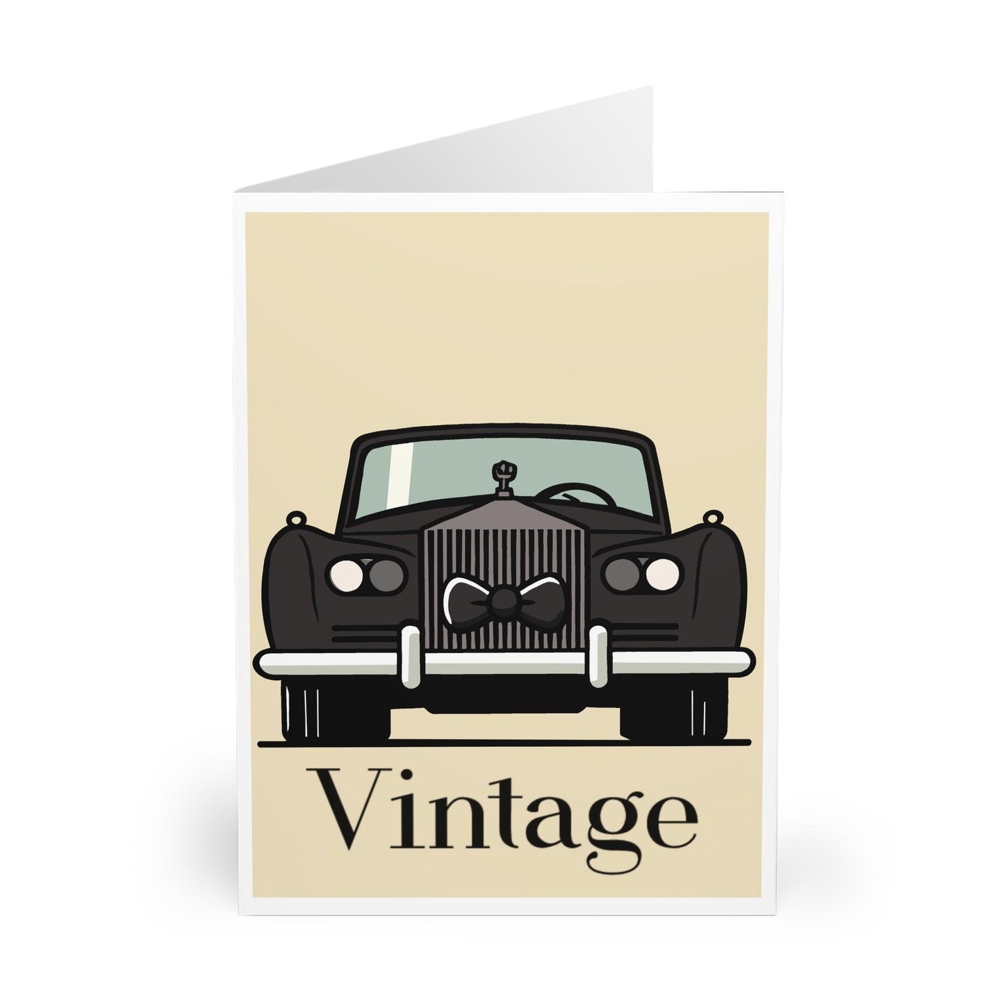 Vintage Rolls Royce Card – Luxury Greeting - mezetto KEOLIX KEOLIX