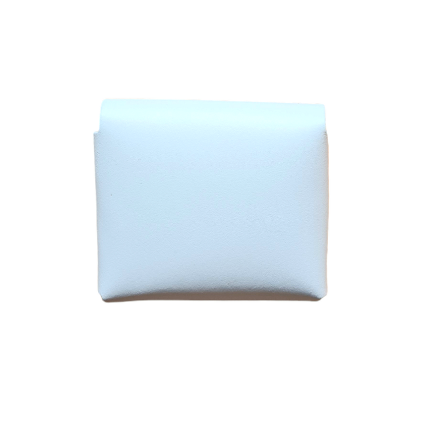 Handmade Leather Simple Coin Purse - White-2