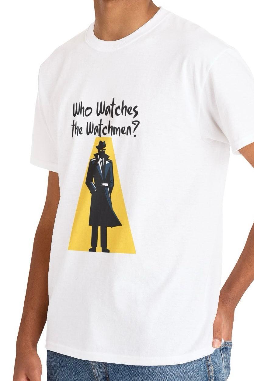 Who Watches the Watchmen? T-Shirt | Bold Thought Tee - mezetto KEOLIX KEOLIX