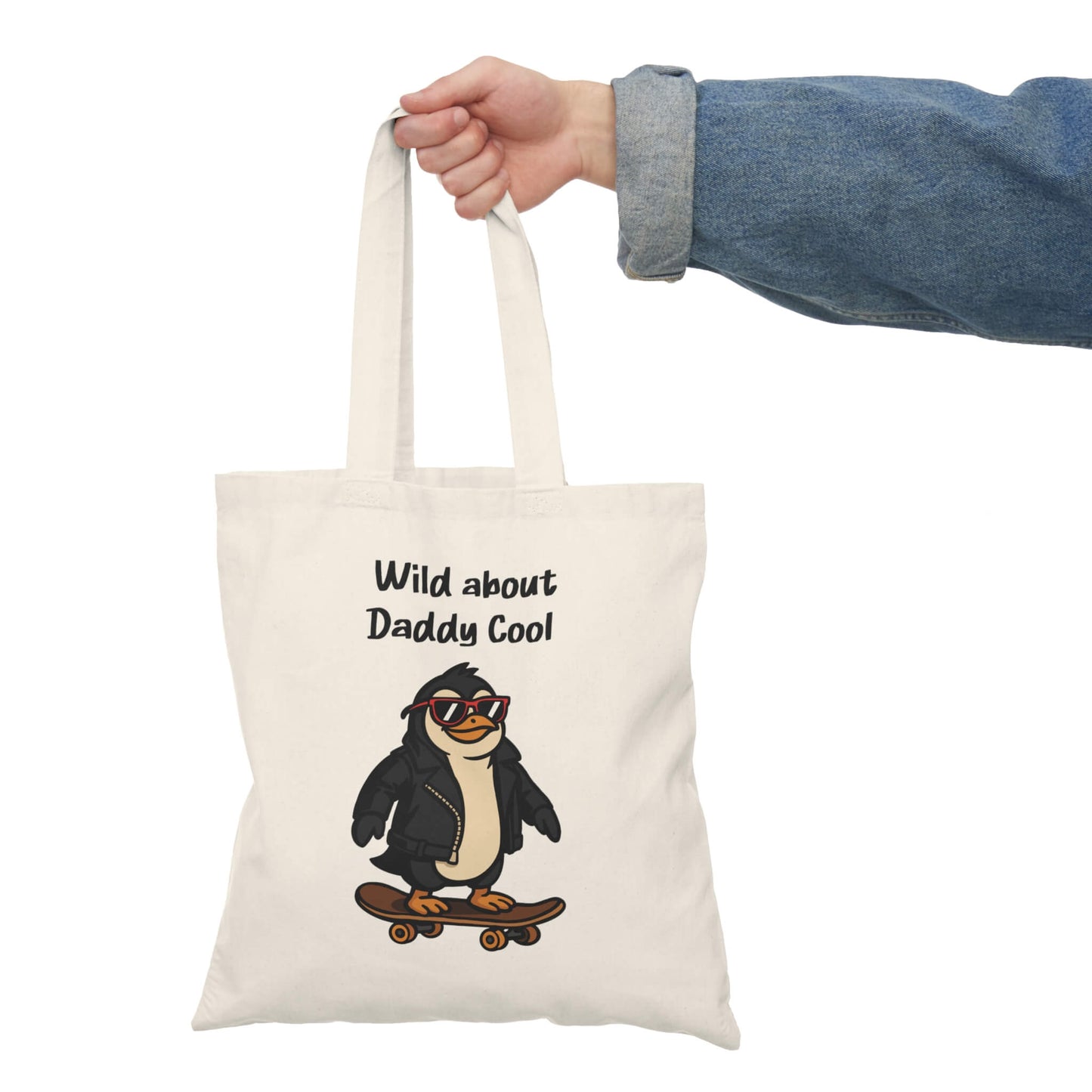 Wild About Daddy Cool – Funny Dadcore Tote Bag - mezetto KEOLIX KEOLIX