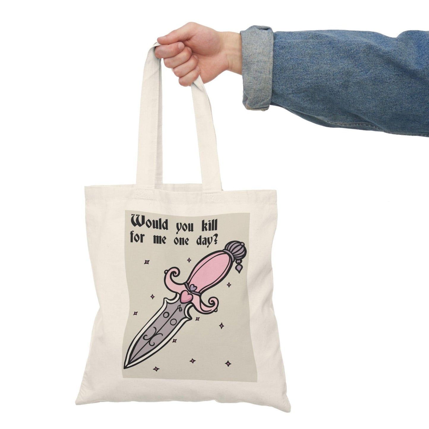 Would You Kill for Me One Day Tote – Pink Dagger Bag - mezetto KEOLIX KEOLIX