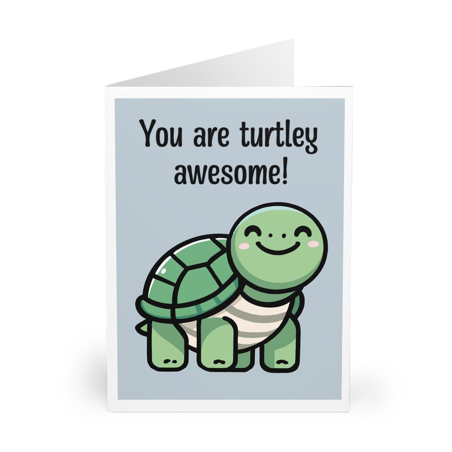 You Are Turtley Awesome Card – Cute Turtle Encouragement - mezetto KEOLIX KEOLIX