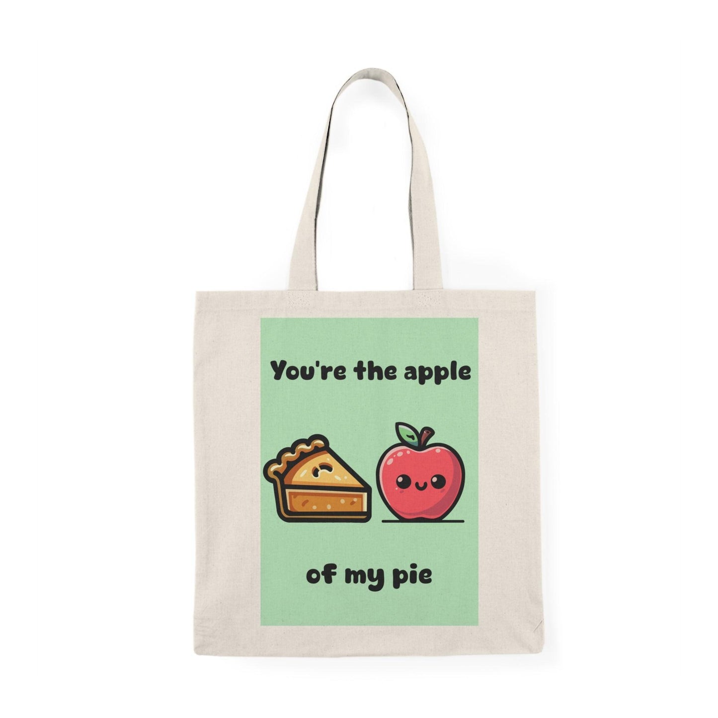 You’re the Apple of My Pie Tote – Cute Pun Foodie Bag - mezetto KEOLIX KEOLIX