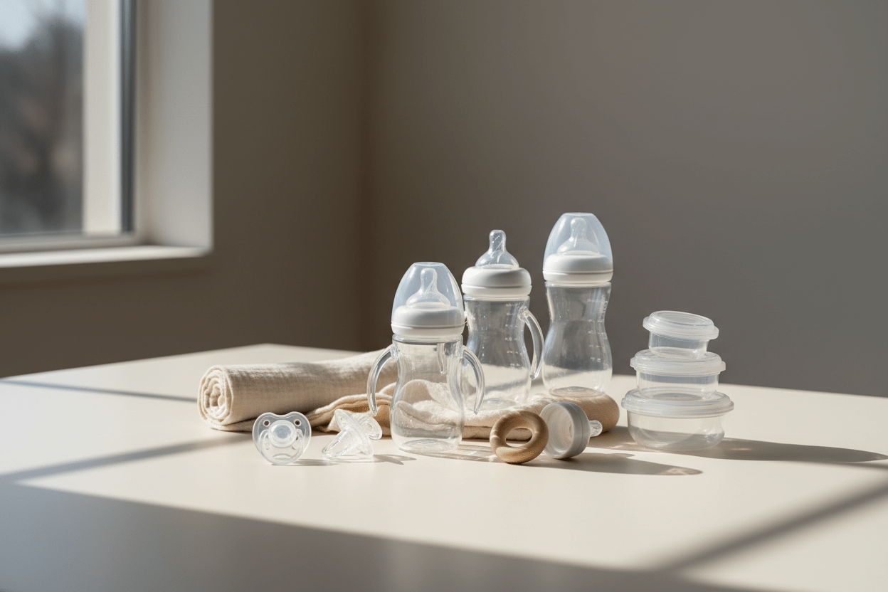 BPA-free baby bottles and feeding products made with safe materials