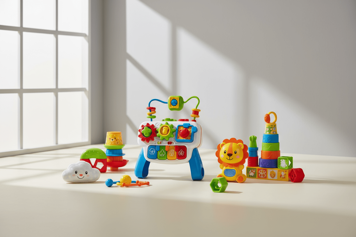 Italian-designed educational baby toys with interactive learning features