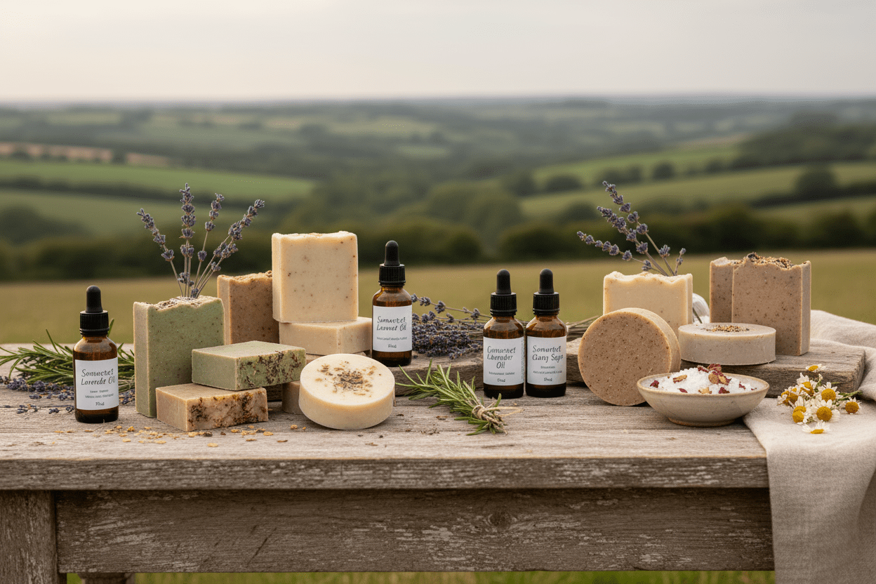 Somerset Natural Soaps - Award-winning handcrafted luxury soaps made in Somerset countryside with sustainable palm oil