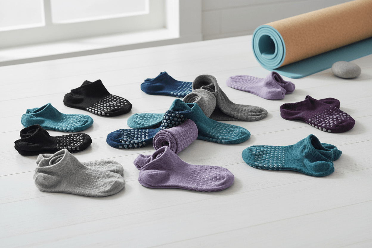Yoga Socks - Grip & Non-Slip Yoga Socks - mezetto