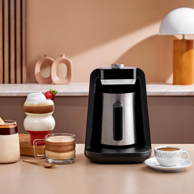 Arzum Okka Rich Spin Pro Türk Kahvesi ve Sıcak İçecek Makinesi, Kadifeleştirici, Süt Köpürtücü