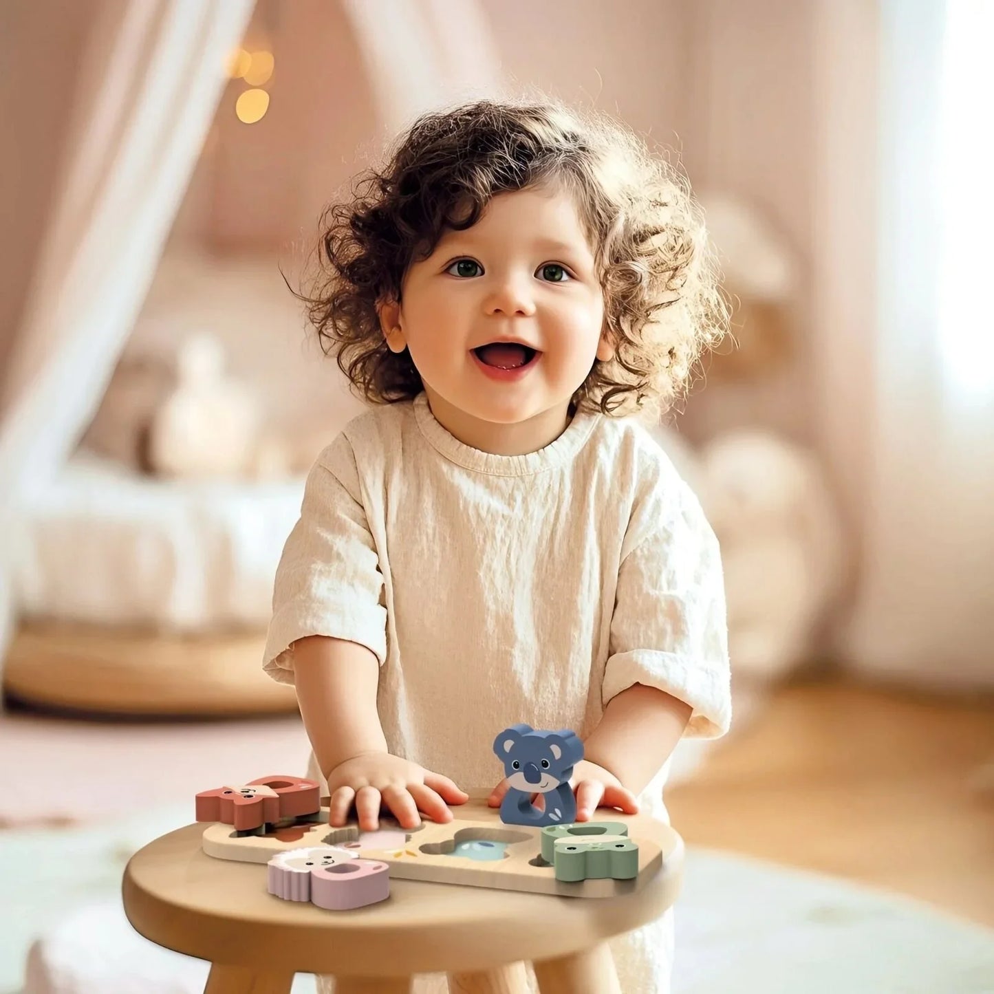 Speedy Monkey Animals Puzzle