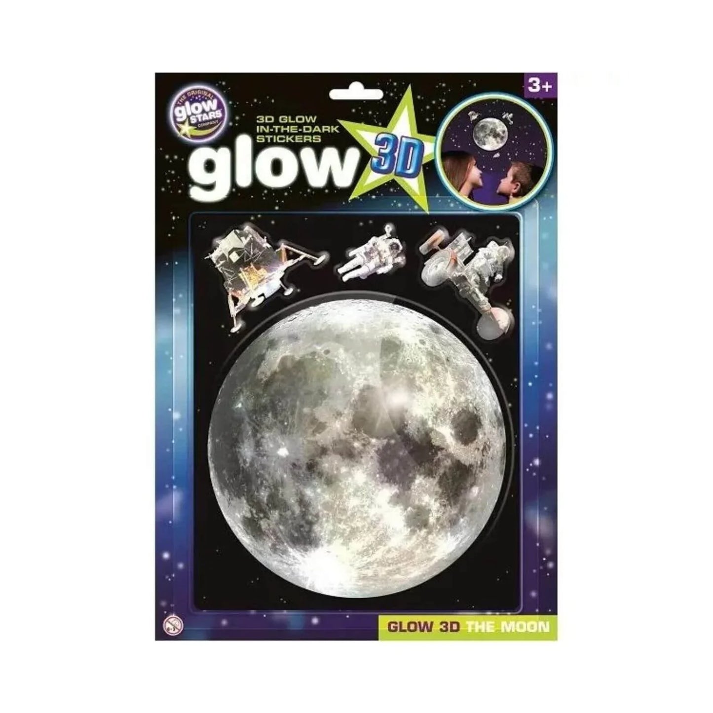 The Original Glowstars Company 3D Moon