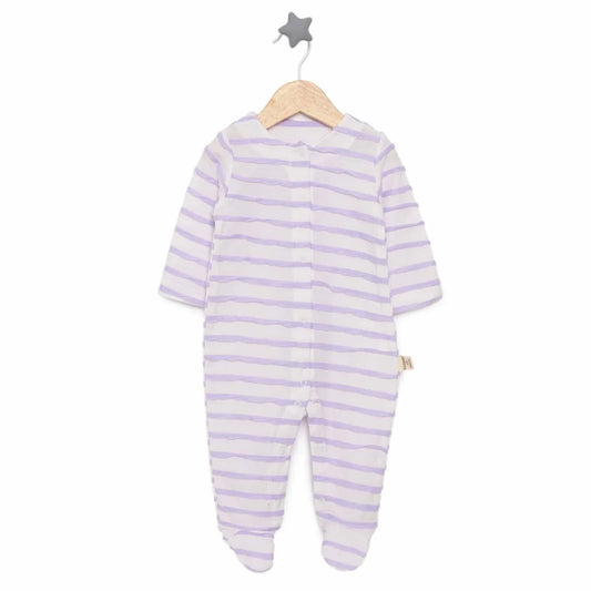 Bebbek Unisex Footed Jumpsuit - Purple