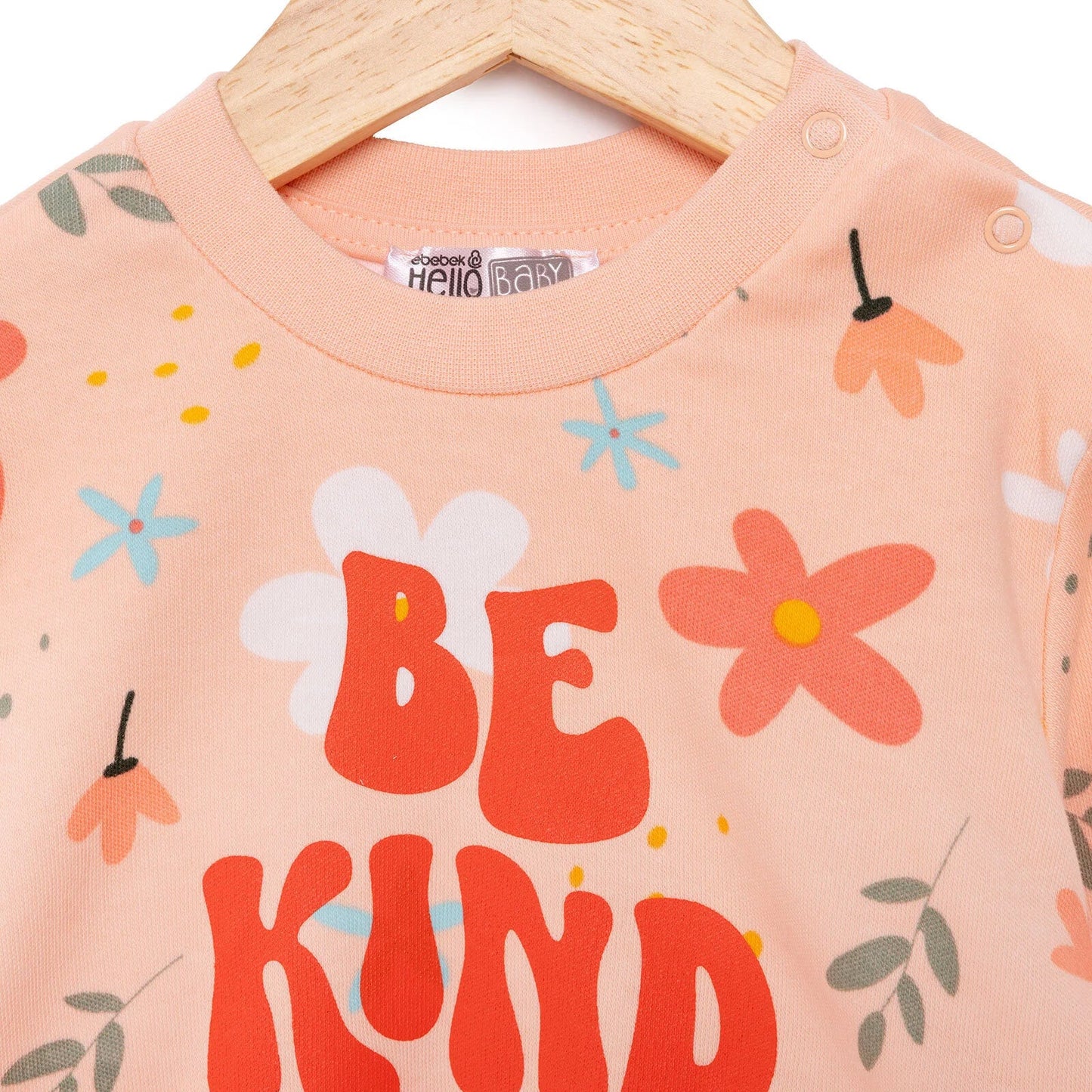 HelloBaby Basic Girl Flower Printed Jogging Set