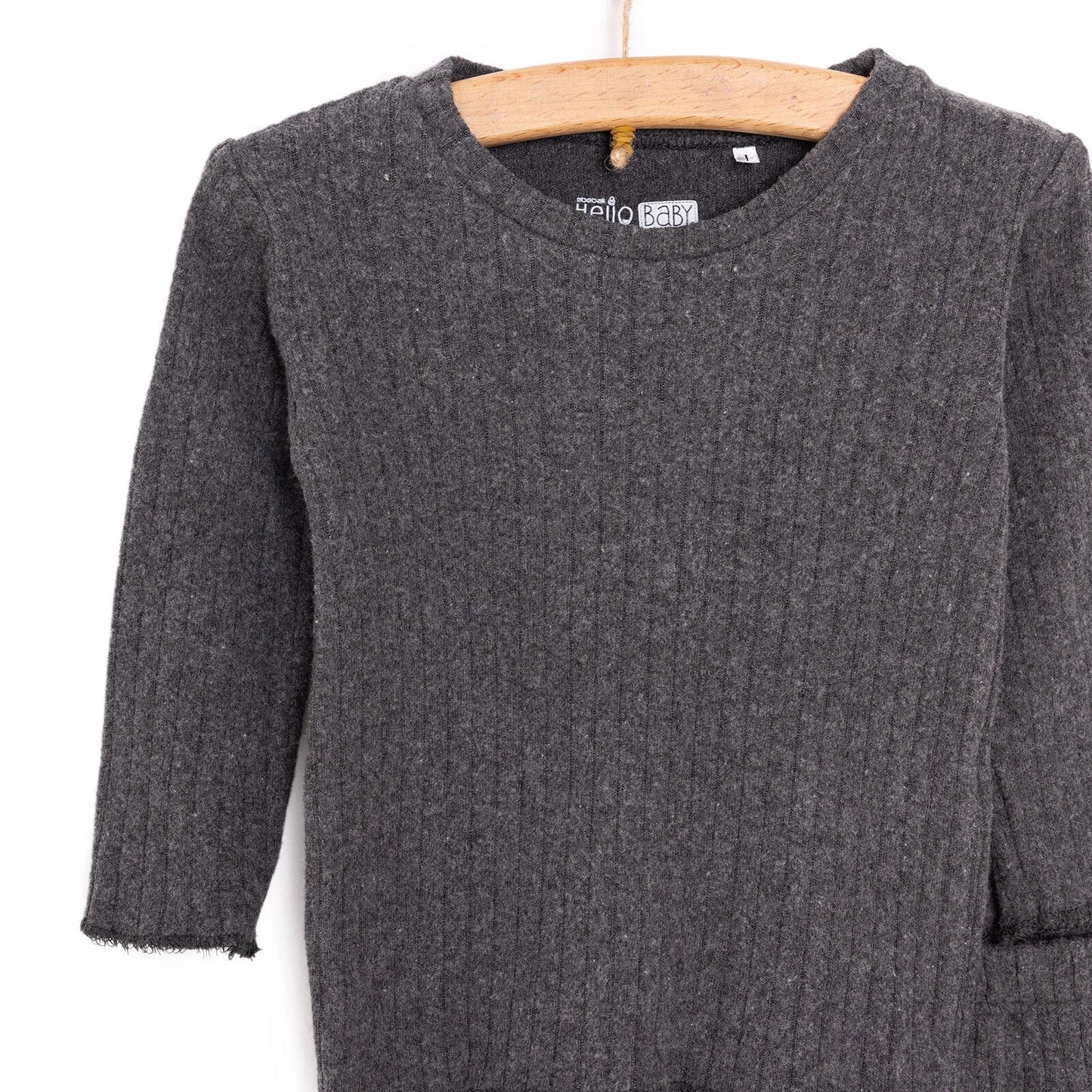 HelloBaby  Baby Boy Long Sleeve Pyjamas Set - Dark Grey