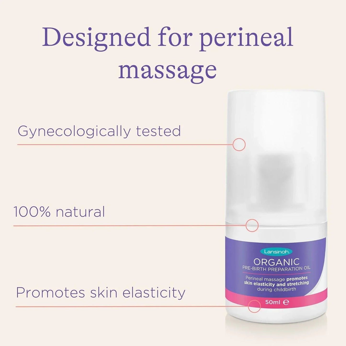 Lansinoh Organic Pre-Birth Preparation Oil 50ml