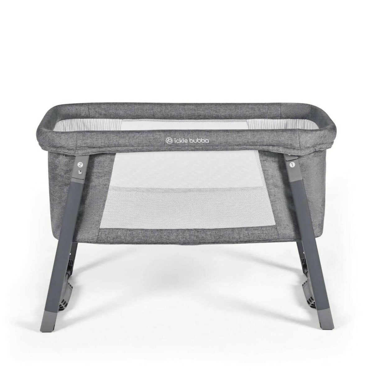 Ickle Bubba Mini Rocker Crib - Space Grey