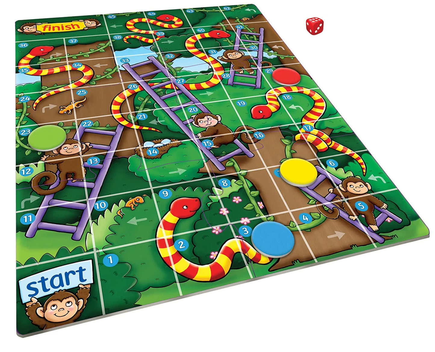 Orchard Toys Mini Games - Jungle Snakes & Ladders