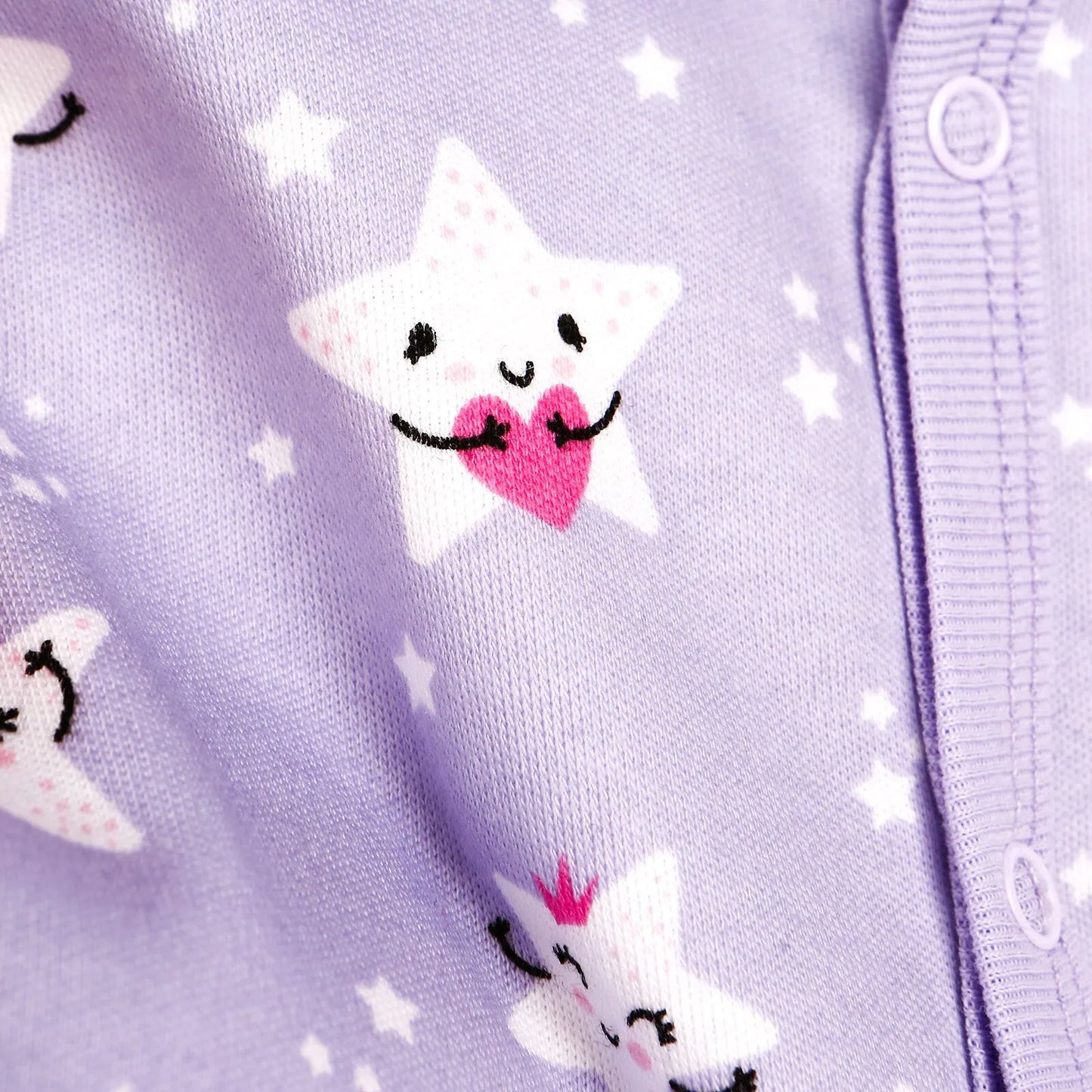 HelloBaby Basic Baby Girl Pyjamas Set - Lilac