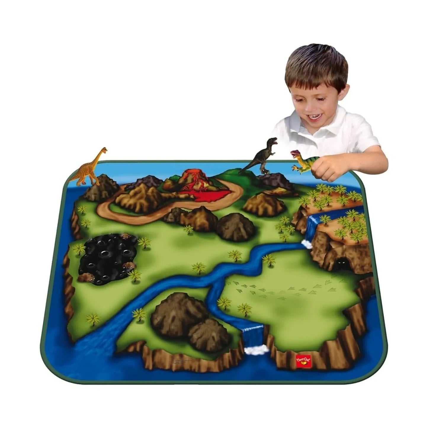 Peterkin Dinosaur ZipBin & Playmat Plus 2 pcs