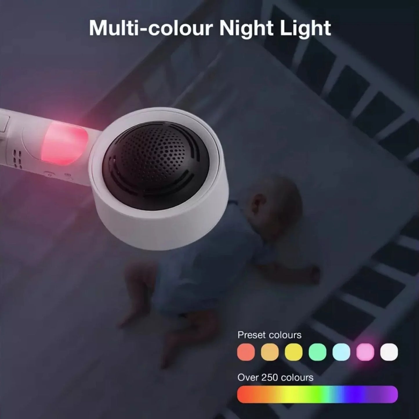 VTech RM7787 HD 7" Over-the-Cot Wi-Fi Baby Monitor