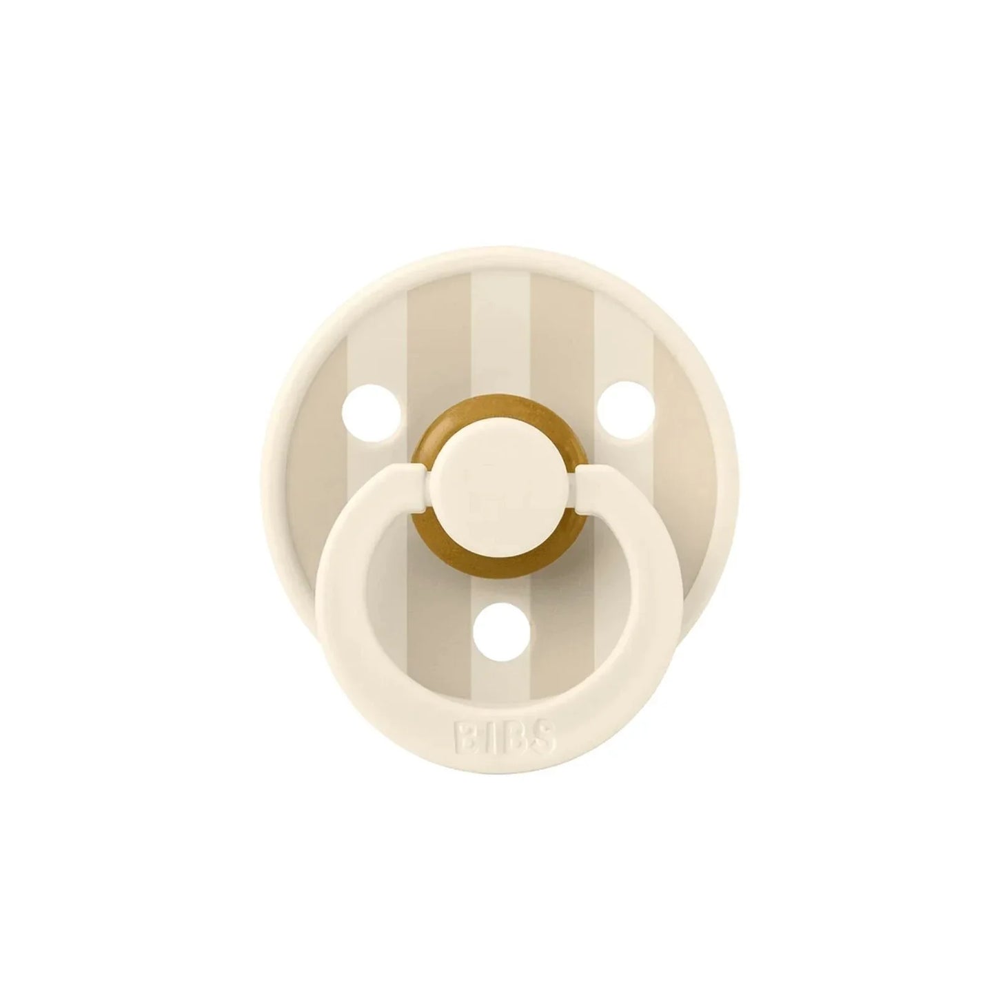 BIBS Pin Latex Soothers 6+ months Pack of 2 - Ivory & Vanilla