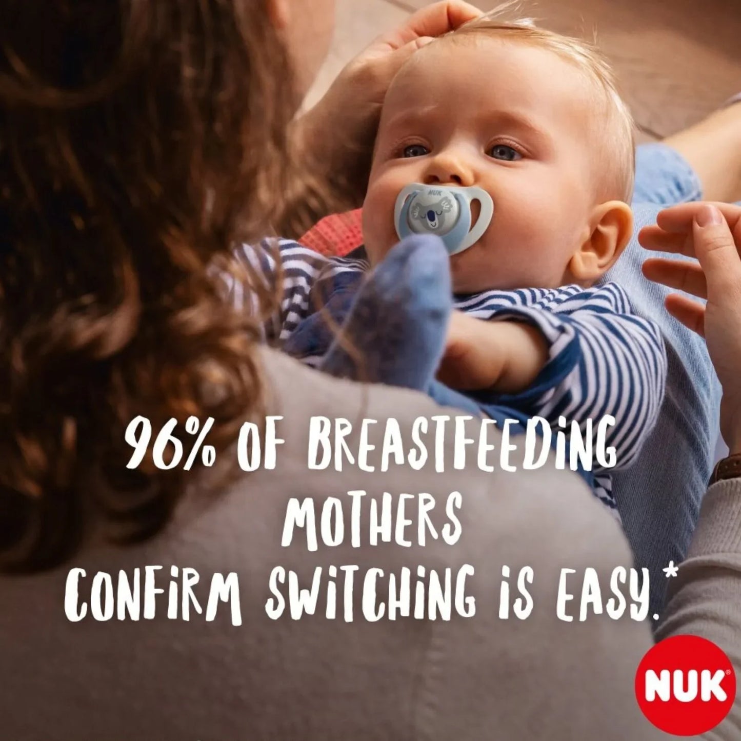 NUK Star Soother 0-2 months Pack of 2 - Pink