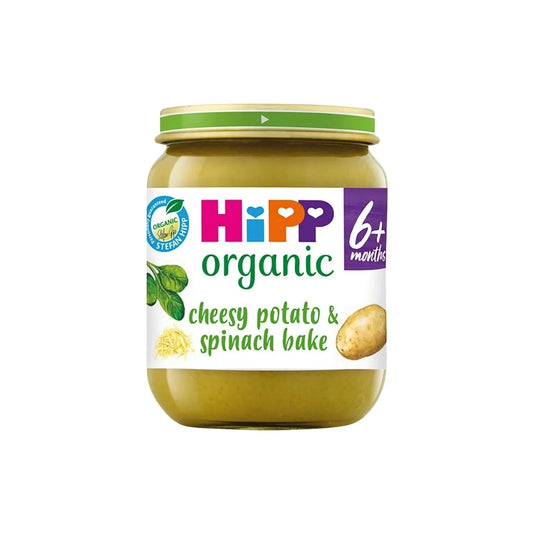 HiPP Organic Cheesy Potato & Spinach Bake Baby Food Jar 6+ months 125g