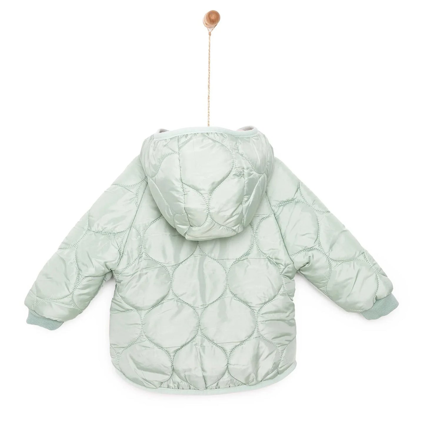 Midimod Basic Girl Quilted Coat - Multicolour