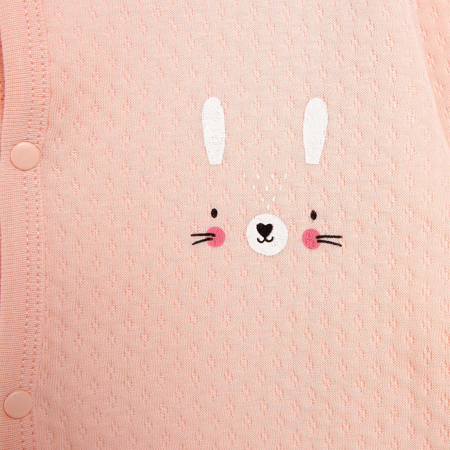 HelloBaby Basic Baby Girl Quilted Hooded - Light Pink